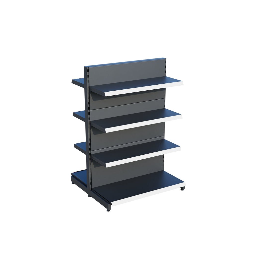 Antrasit Market Petshop Kırtasiye Rafı Hırdavat Rafı D30CMxG100CMxH140CM