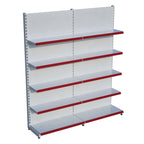 Market Petshop Kırtasiye Rafı Duvar Ünitesi D30CMxG120CMxH220CM Market Raf Sistemi