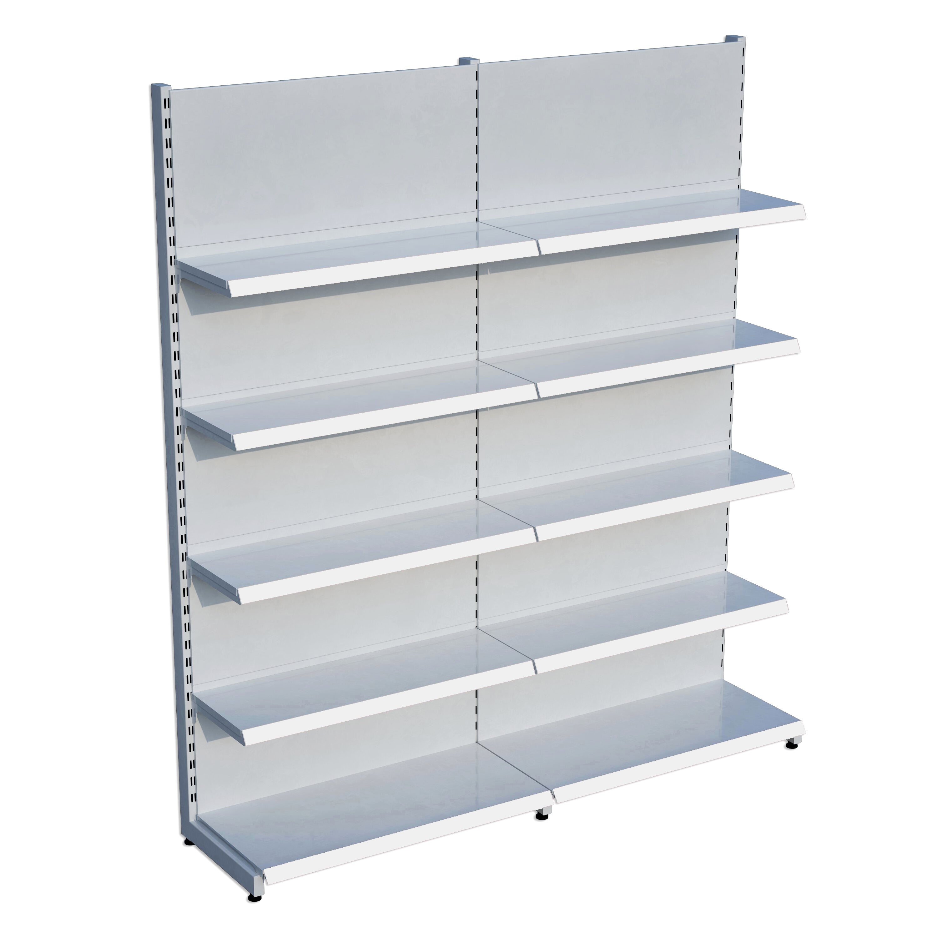 Market Petshop Kırtasiye Rafı Duvar Ünitesi D30CMxG120CMxH220CM Market Raf Sistemi