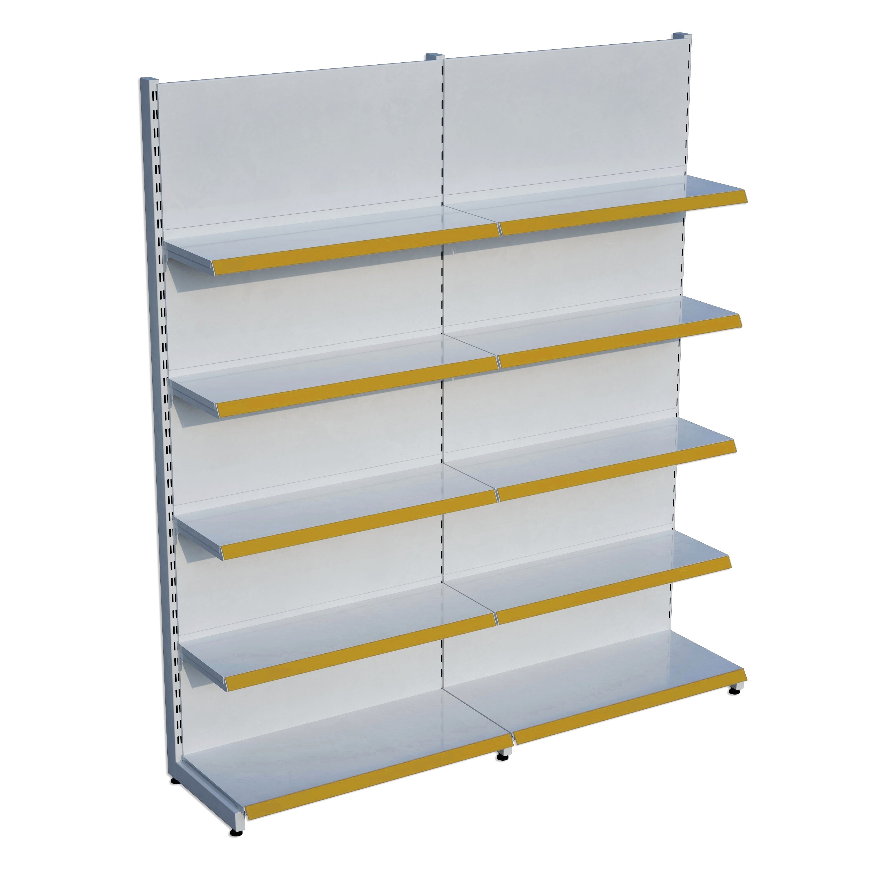 Market Petshop Kırtasiye Rafı Duvar Ünitesi D30CMxG140CMxH220CM Market Raf Sistemi