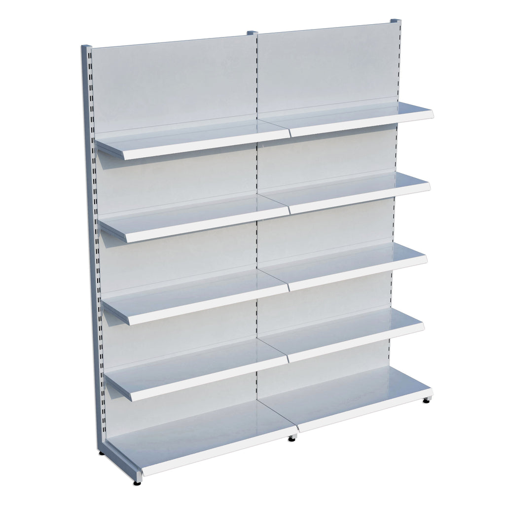 Market Petshop Kırtasiye Rafı Duvar Ünitesi D30CMxG140CMxH220CM Market Raf Sistemi