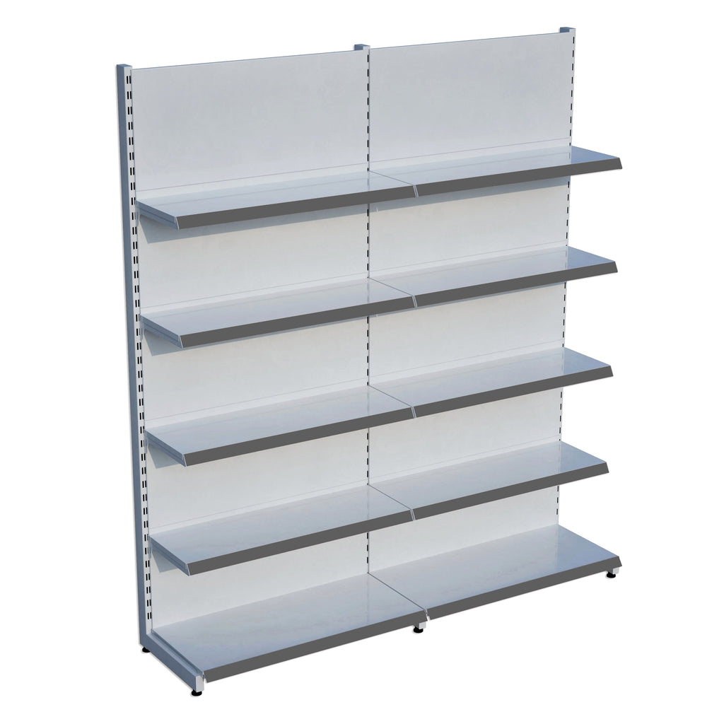 Market Petshop Kırtasiye Rafı Duvar Ünitesi D30CMxG160CMxH220CM Market Raf Sistemi