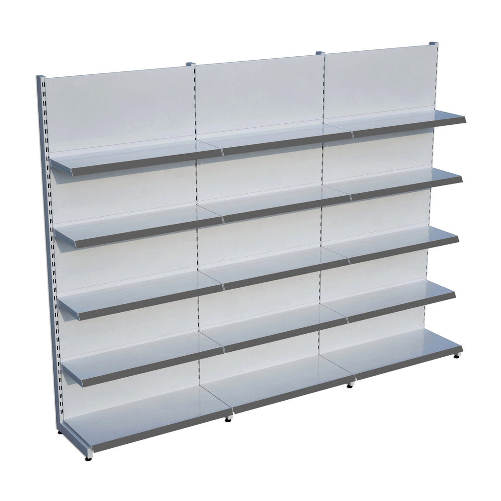 Market Petshop Kırtasiye Rafı Duvar Ünitesi D30CMxG180CMxH220CM Market Raf Sistemi