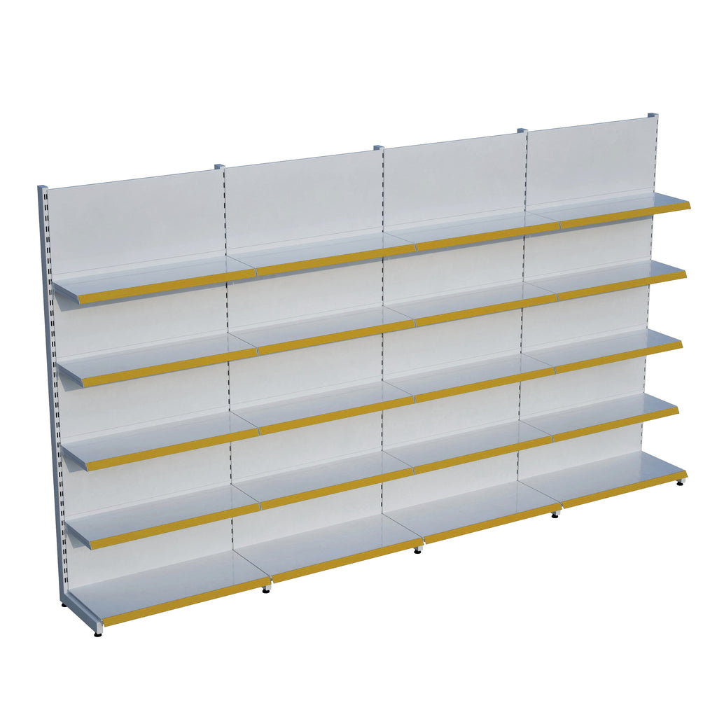 Market Petshop Kırtasiye Rafı Duvar Ünitesi D30CMxG280CMxH220CM Market Raf Sistemi