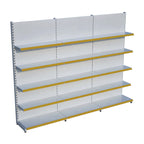 Market Petshop Kırtasiye Rafı Duvar Ünitesi D30CMxG300CMxH220CM Market Raf Sistemi