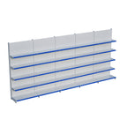 Market Petshop Kırtasiye Rafı Duvar Ünitesi D30CMxG300CMxH220CM Market Raf Sistemi