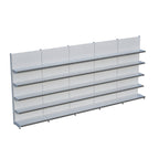 Market Petshop Kırtasiye Rafı Duvar Ünitesi D30CMxG300CMxH220CM Market Raf Sistemi